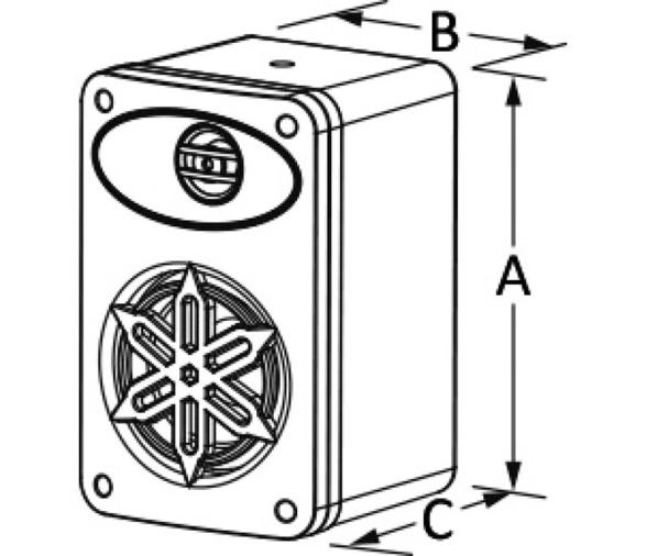 Altavoces Bidireccionales para Interiores 3"