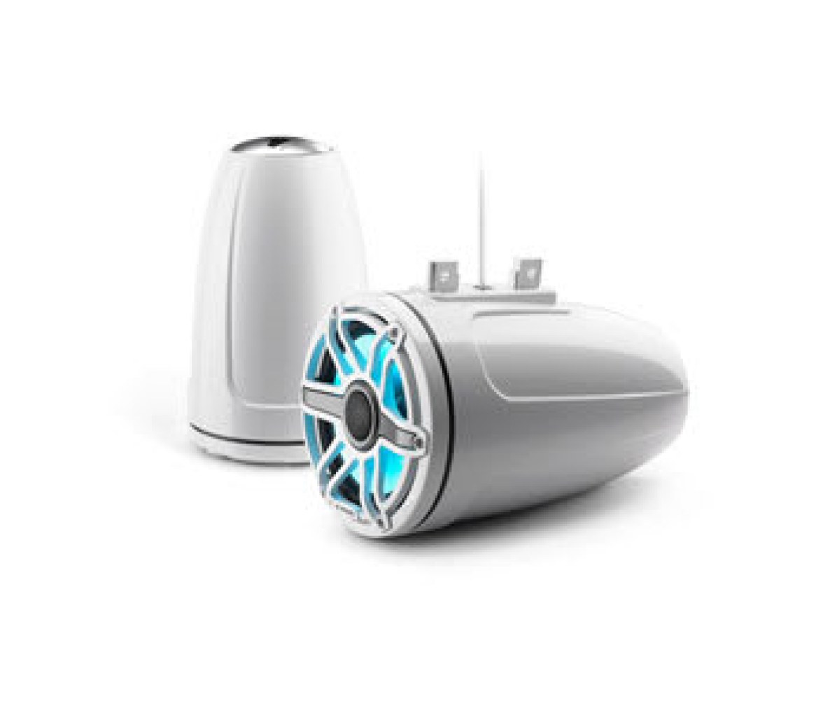 Altavoces cerrados para torre JL Audio M6, 7,7" con LED y rejilla deportiva