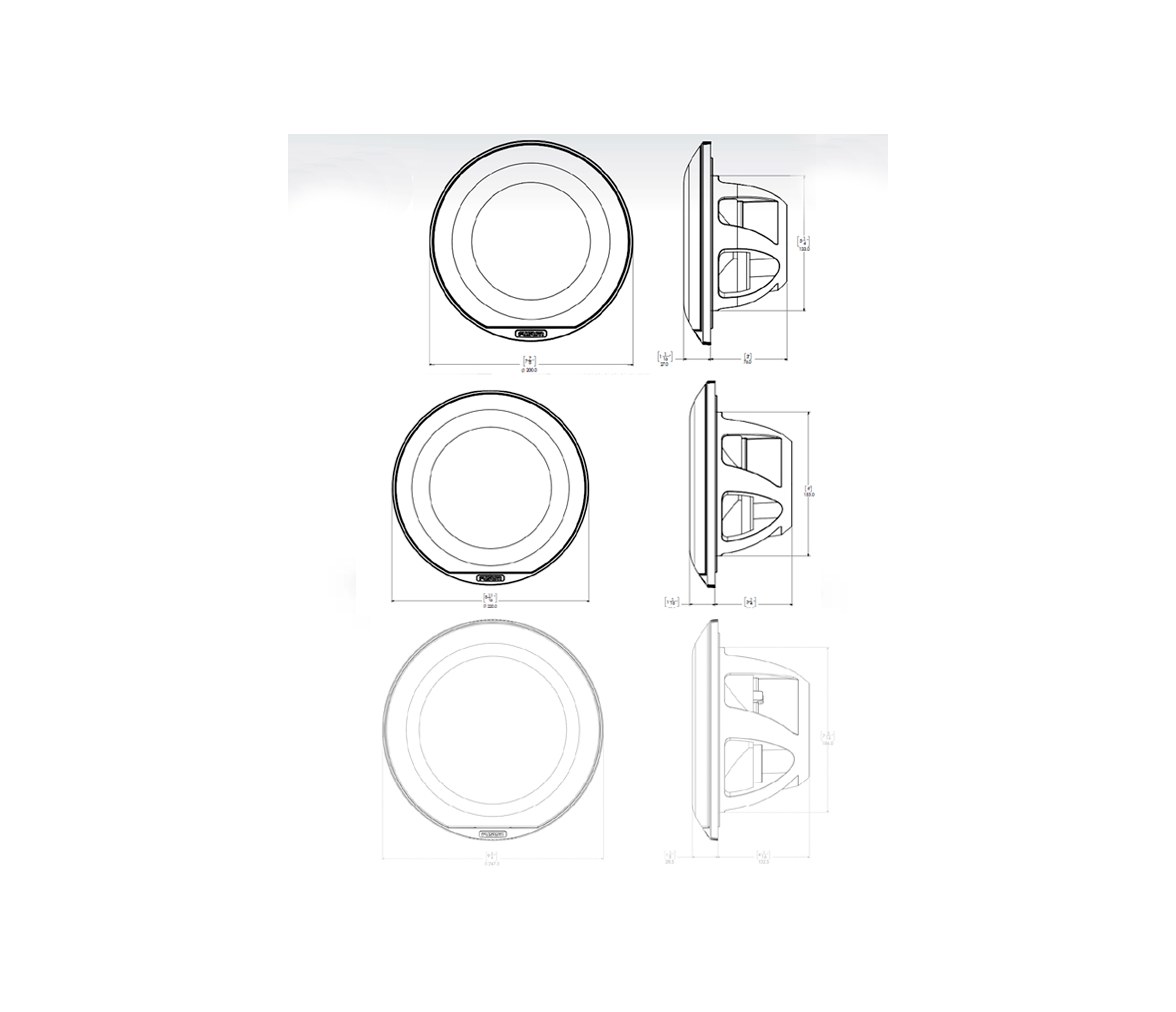 Altavoces Clasicos coaxiales Fusion Signature Series 3i