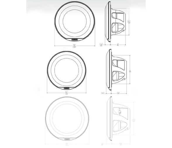 Altavoces Clasicos coaxiales Fusion Signature Series 3i