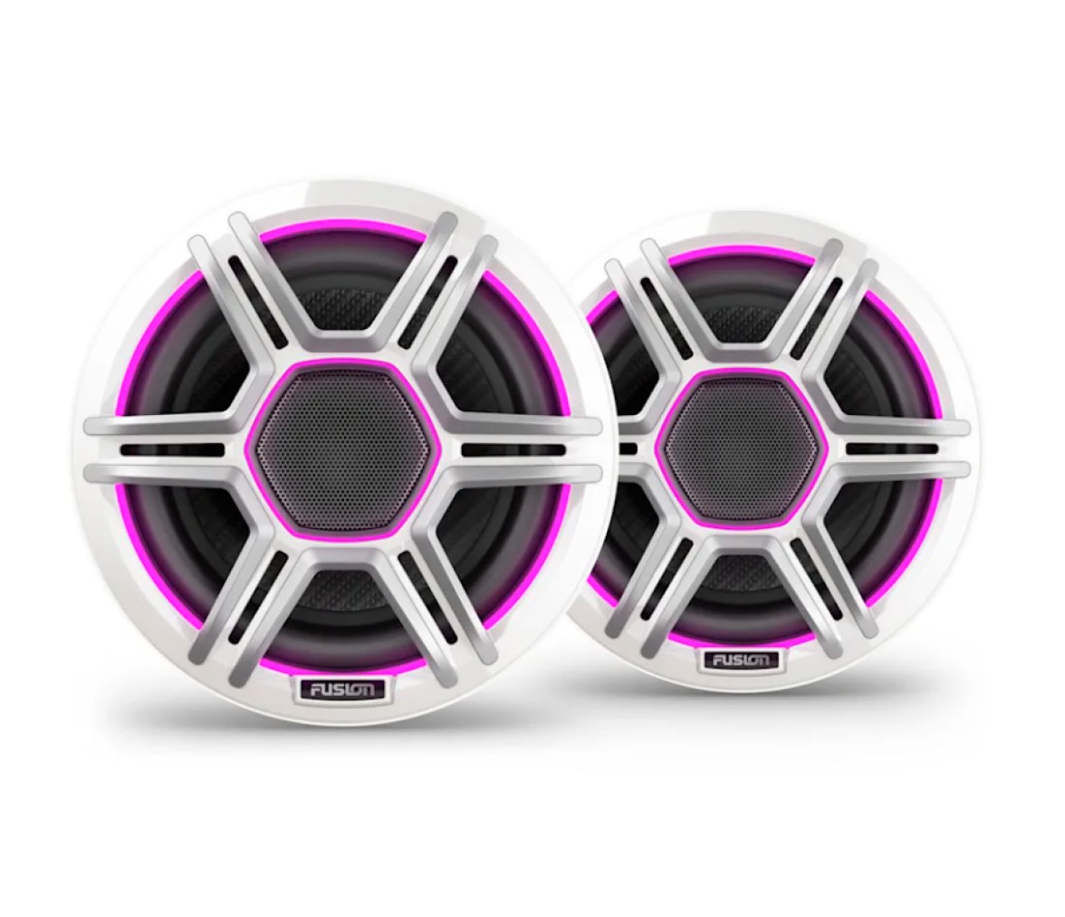 Altavoces Fusion Apollo con Rejillas Blancas