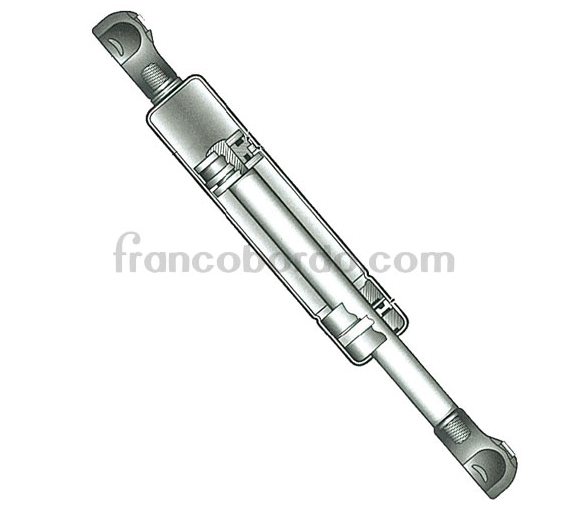 Amortiguador de Gas Acero Inox con Cabezas para Bola