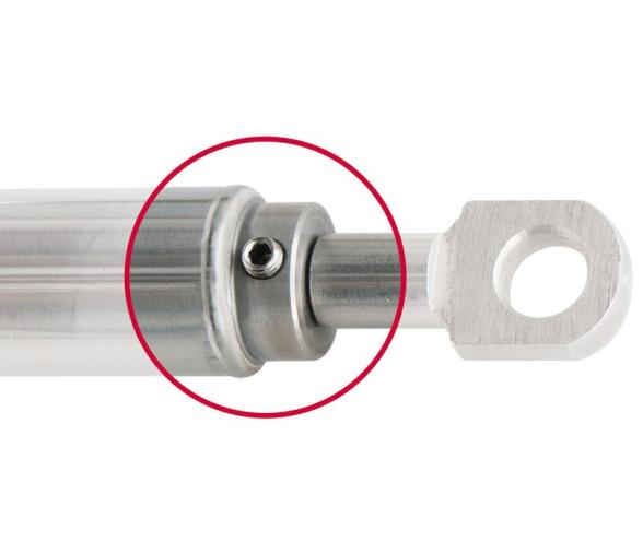 Amortiguador de Gas Ajustable Ojo-Ojo 8mm