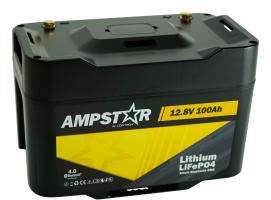 Ampstar LiFePO4 12,8V 100Ah smart BMS w. Bluetooth