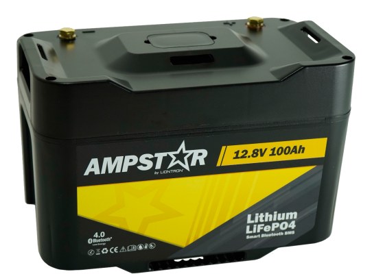 AMPSTAR Batería Litio LiFePO4 12.8V 100Ah Bluetooth AMPSTAR Batería Litio LiFePO4 12.8V 100Ah Bluetooth