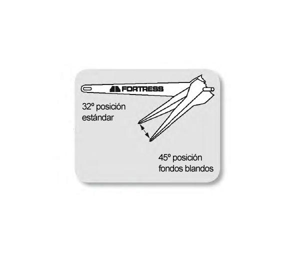 Ancla Aluminio Fortress