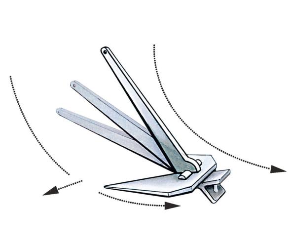 Ancla Britany Galvanizada Plastimo