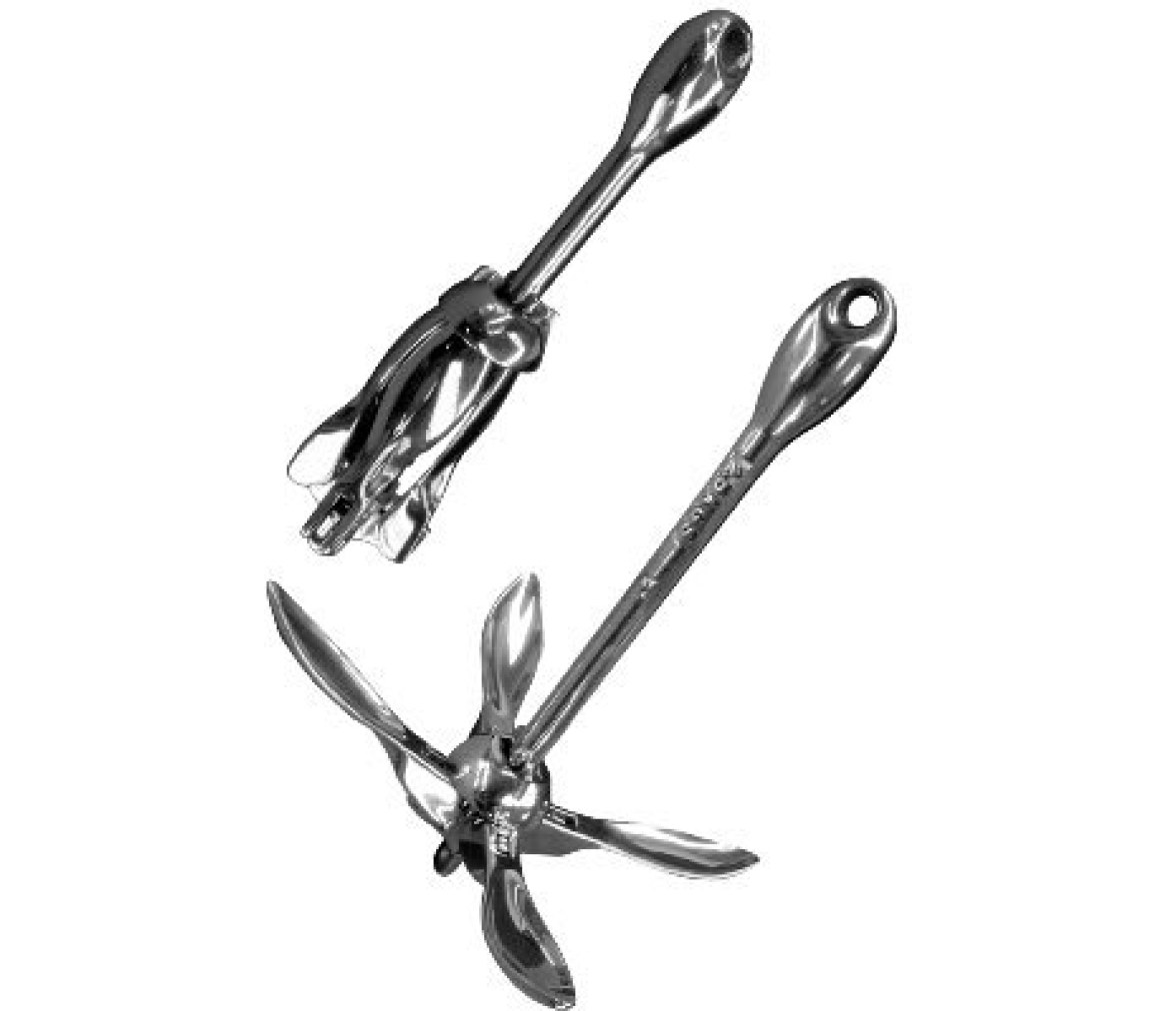 Ancla Rezon Plegable Acero Inoxidable AIS 316