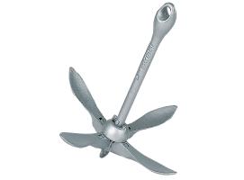 Folding Grapnel with Spoon Flukes