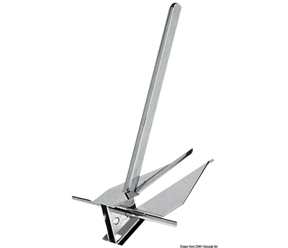 Ancla Tipo Danforth de Acero Inoxidable AISI 316
