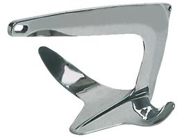 Ancla Trefoil acero inox 316