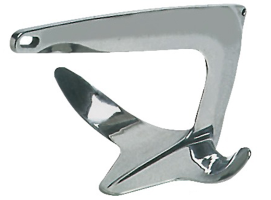 Trefoil anchor stainless steel 316