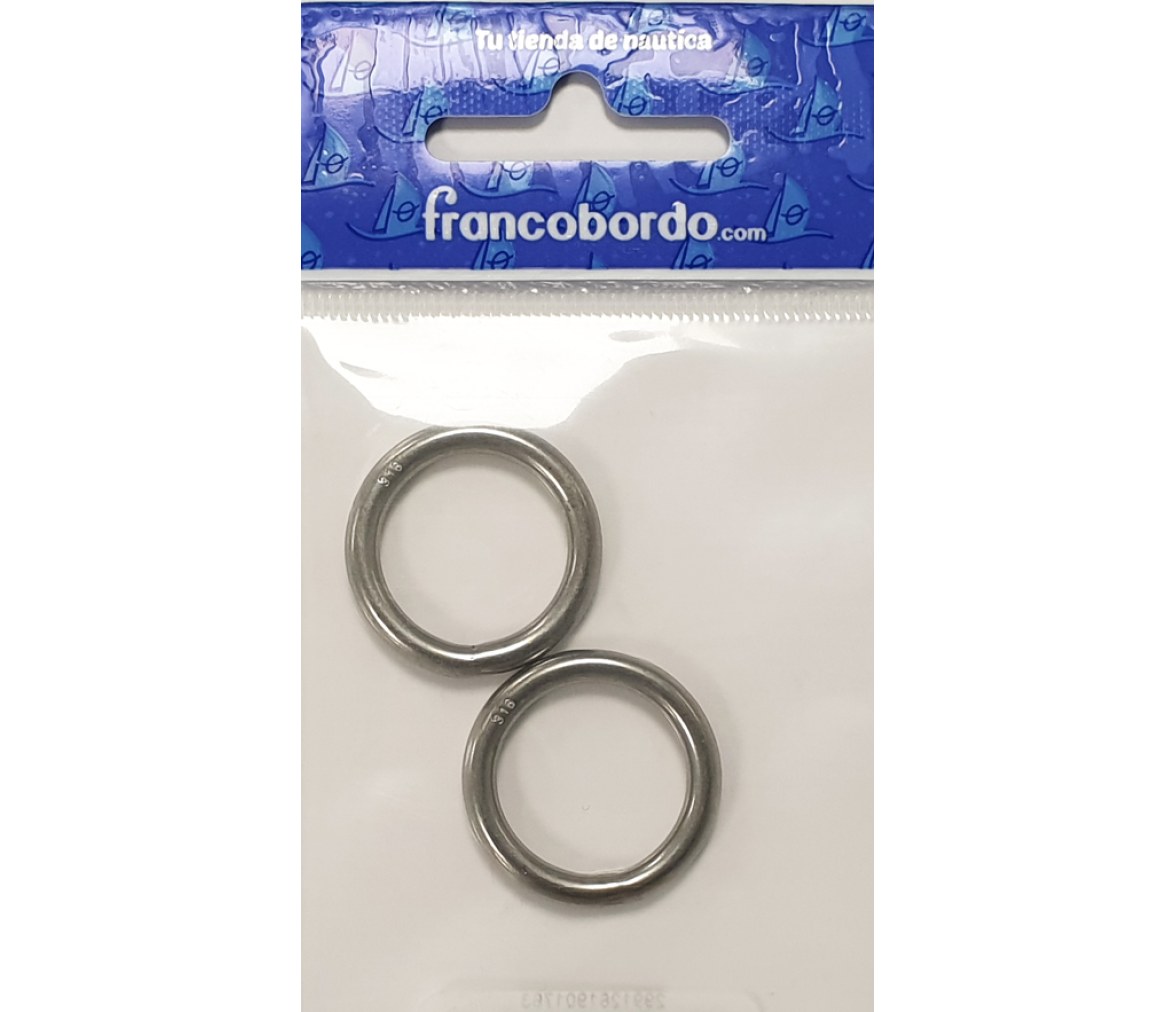 Anilla Inox Vinox 20mm - 2 unidades