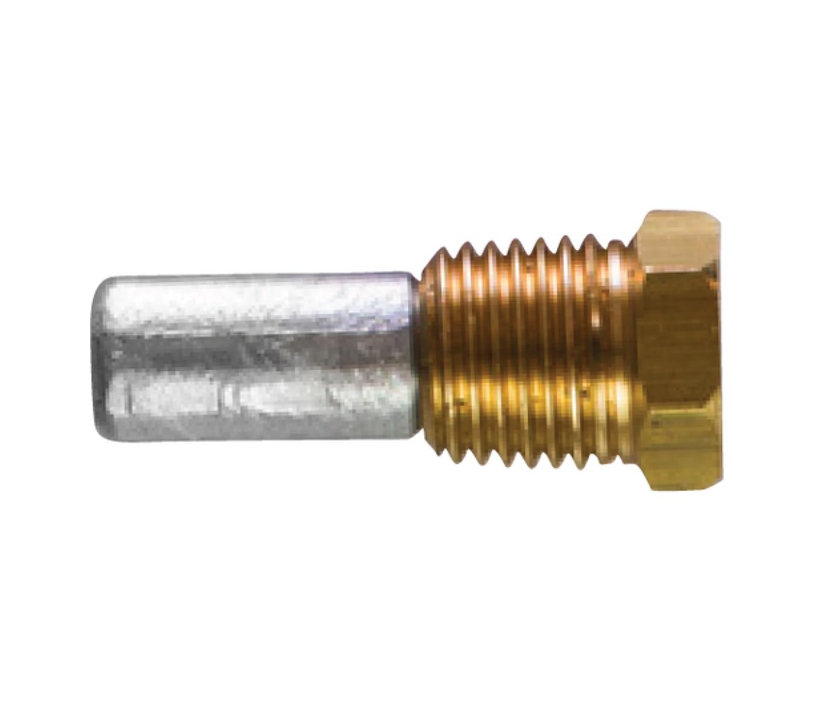 Tecnoseal Ánodo Barra Motor Usa Ø 3/8"X19 C/Tapón