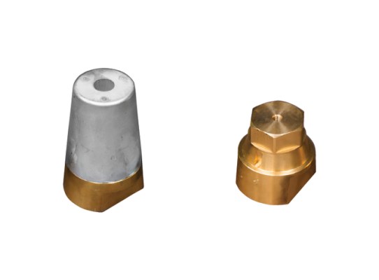 Tecnoseal Ánodo Eje completo Hexagonal D.35 24X1,5