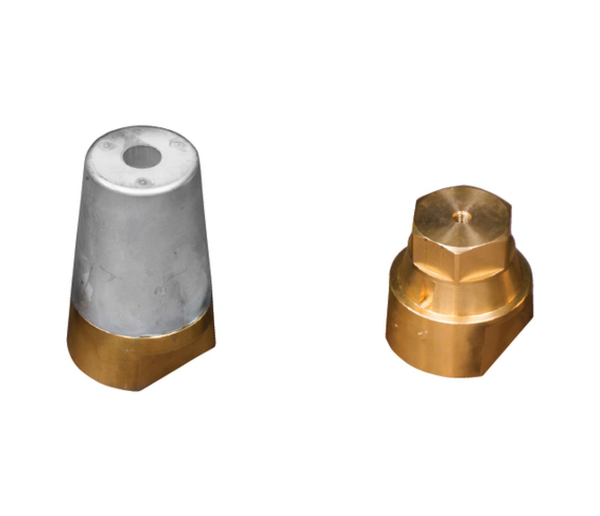 Tecnoseal Ánodo Eje Radice completo Hexagonal D.60 33X2