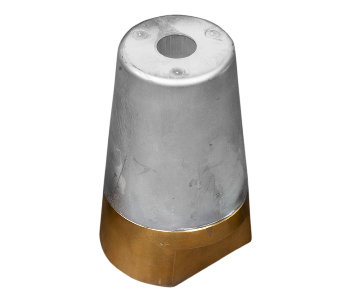 Tecnoseal Ánodo Eje Radice completo Hexagonal D.60 45X3