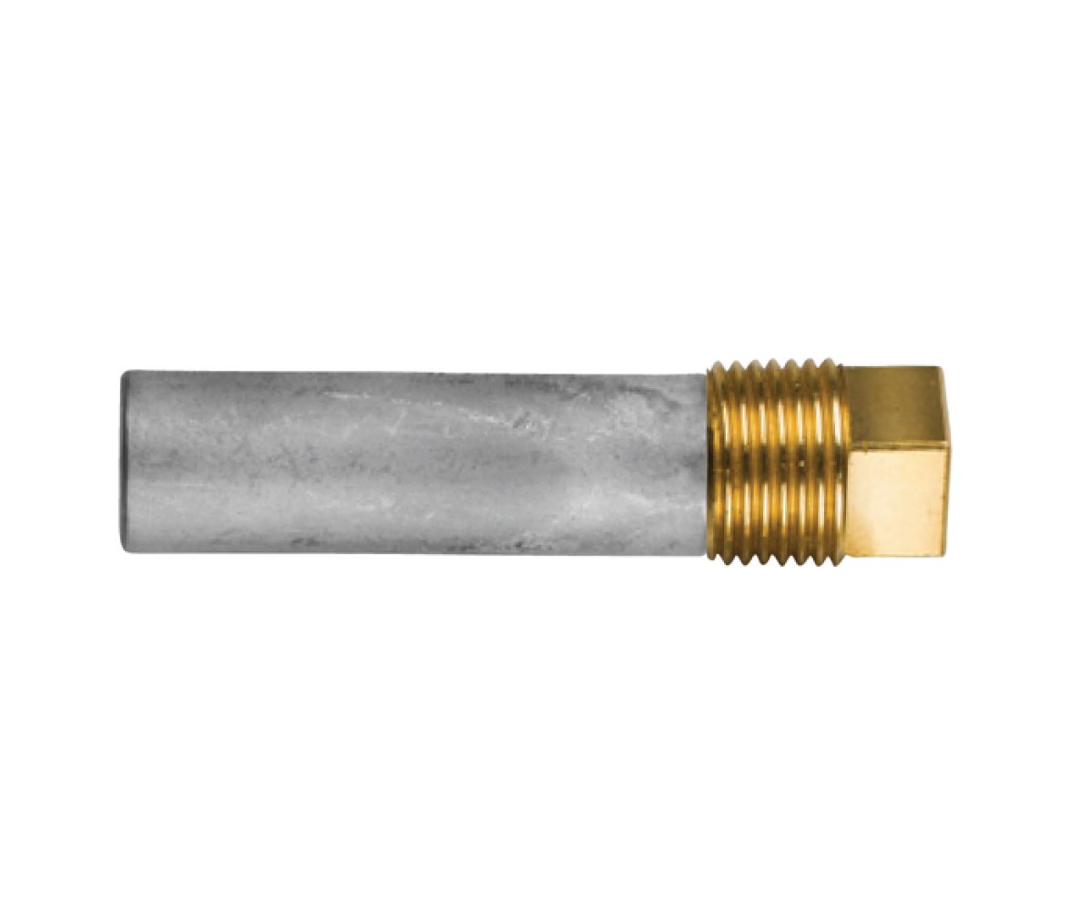 Tecnoseal Ánodo Motor Caterpillar - Ø16 - L 51 - 3/8" C/Tapón