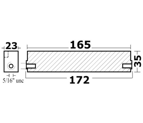 Anodo para fuerabordas de 60-300 HP