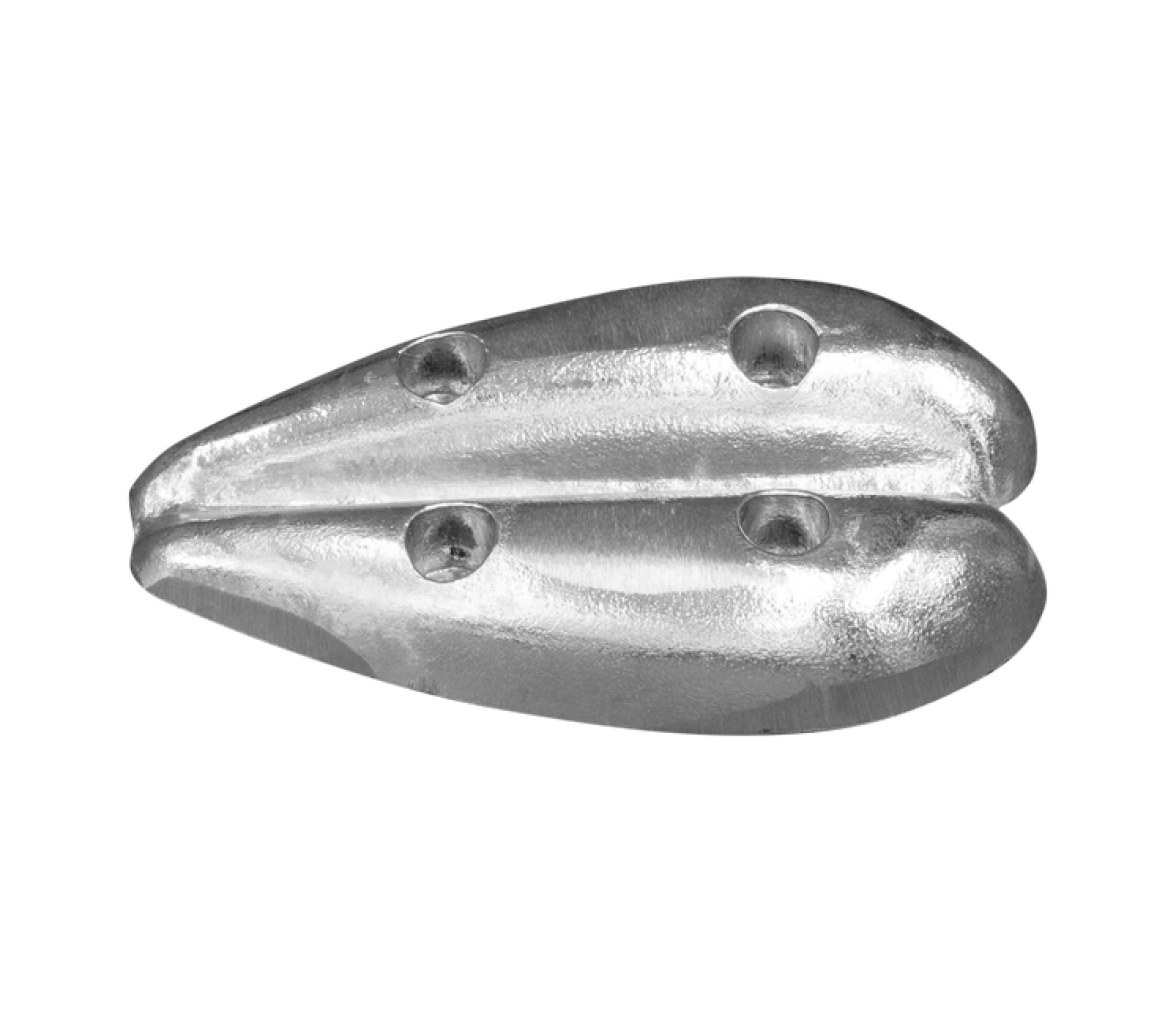 Tecnoseal Ánodo Placa Oval doble 112X66X20 F.5,5