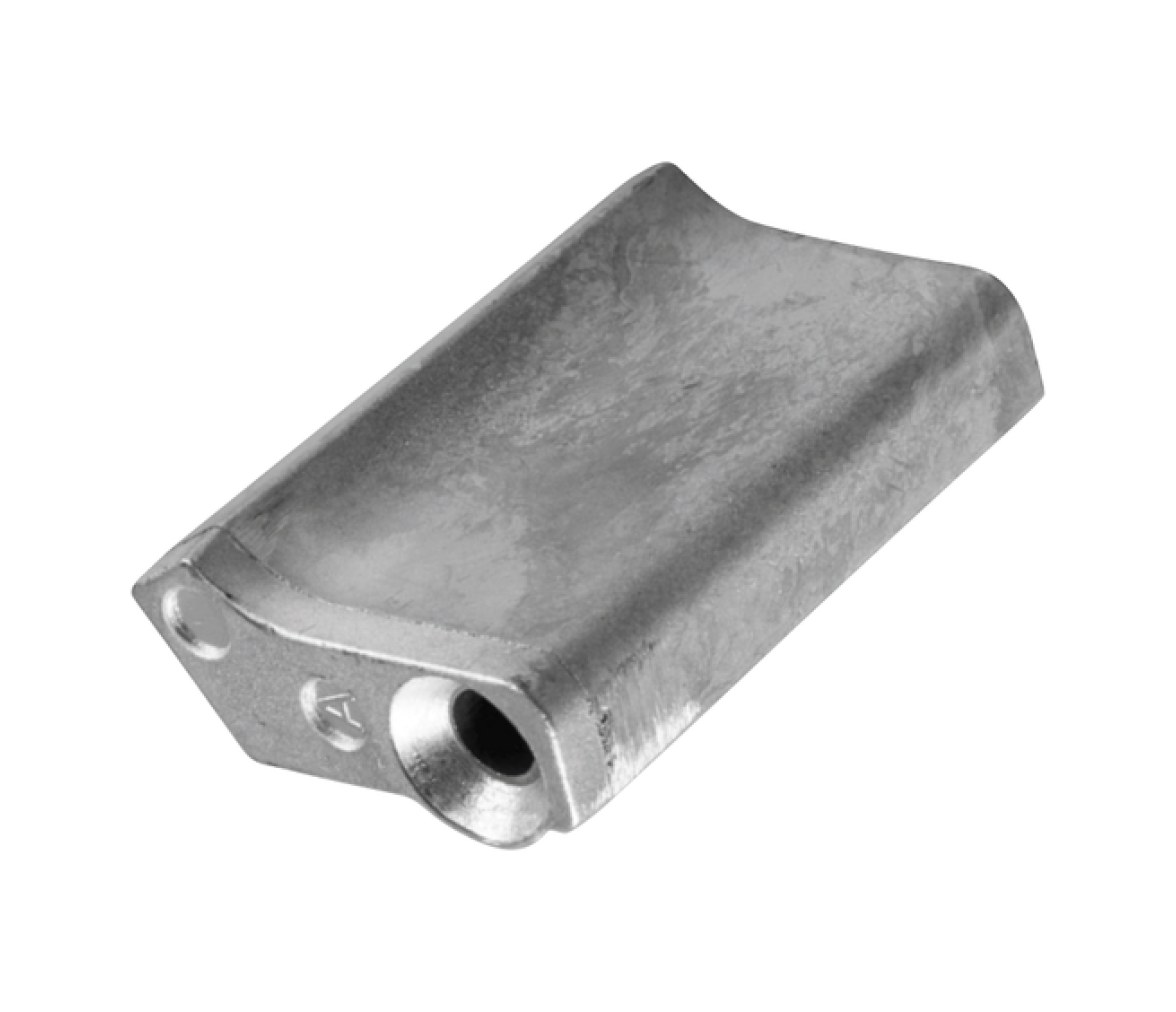 Tecnoseal Ánodo Placa Sx Yamaha 300-350 Mp - 41,2 X 27,5 - Agujero Ø5,5