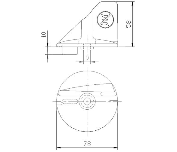 Anodo Tohatsu Aleta para 60/70/140 HP