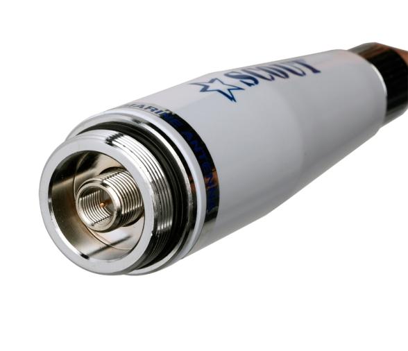 Scout Antena VHF Acero Inoxidable  3 dB 1,1 m (3,6') QuickFit Quick3