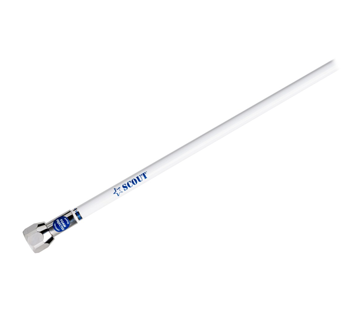 Scout Antena VHF Fibra de Vidrio 3 dB 1,5 m (5') QuickFit Quick2