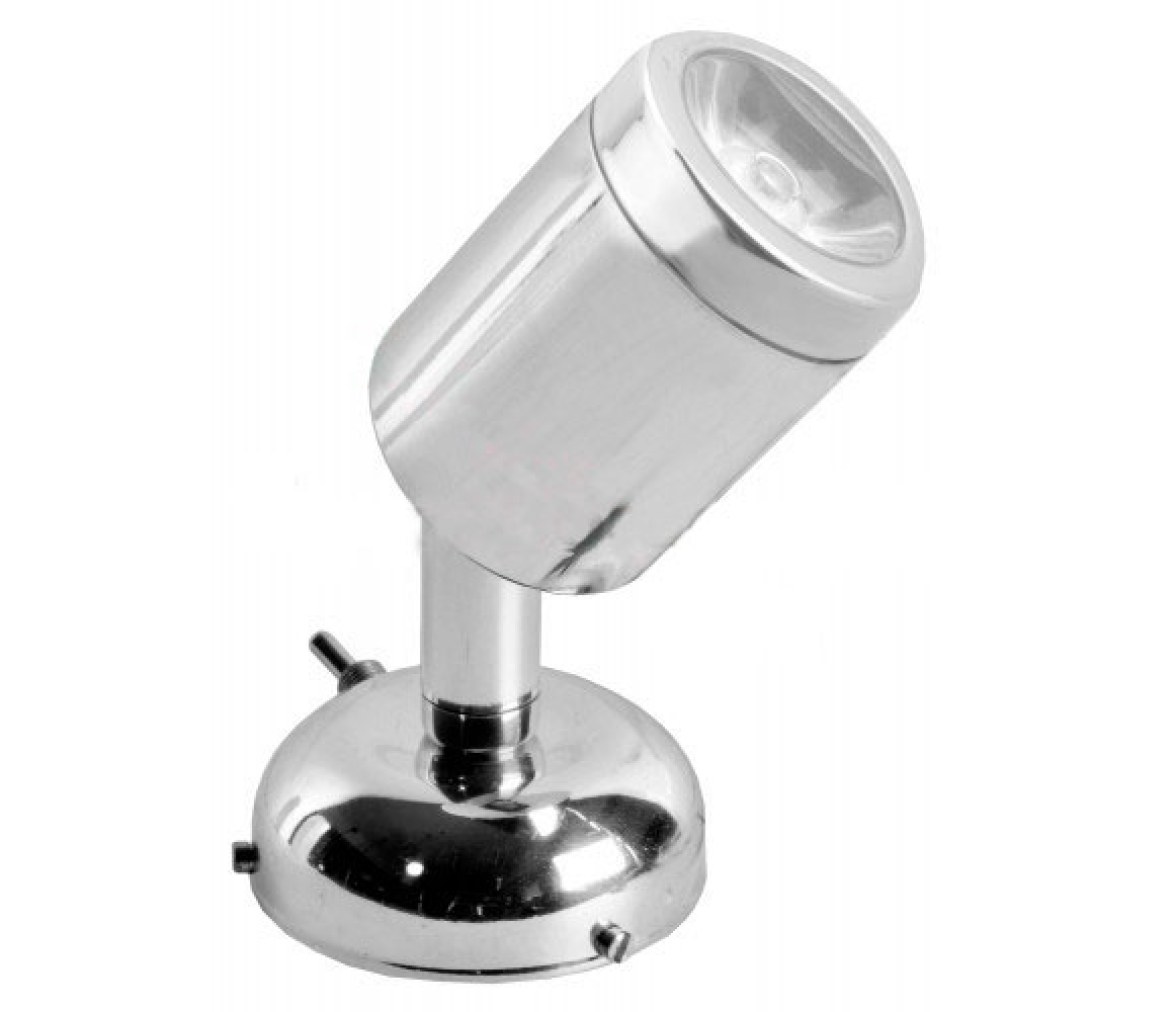 Aplique Orientable 3 LEDs Acero Inoxidable con Interruptor