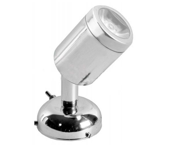 Aplique Orientable 3 LEDs Acero Inoxidable con Interruptor