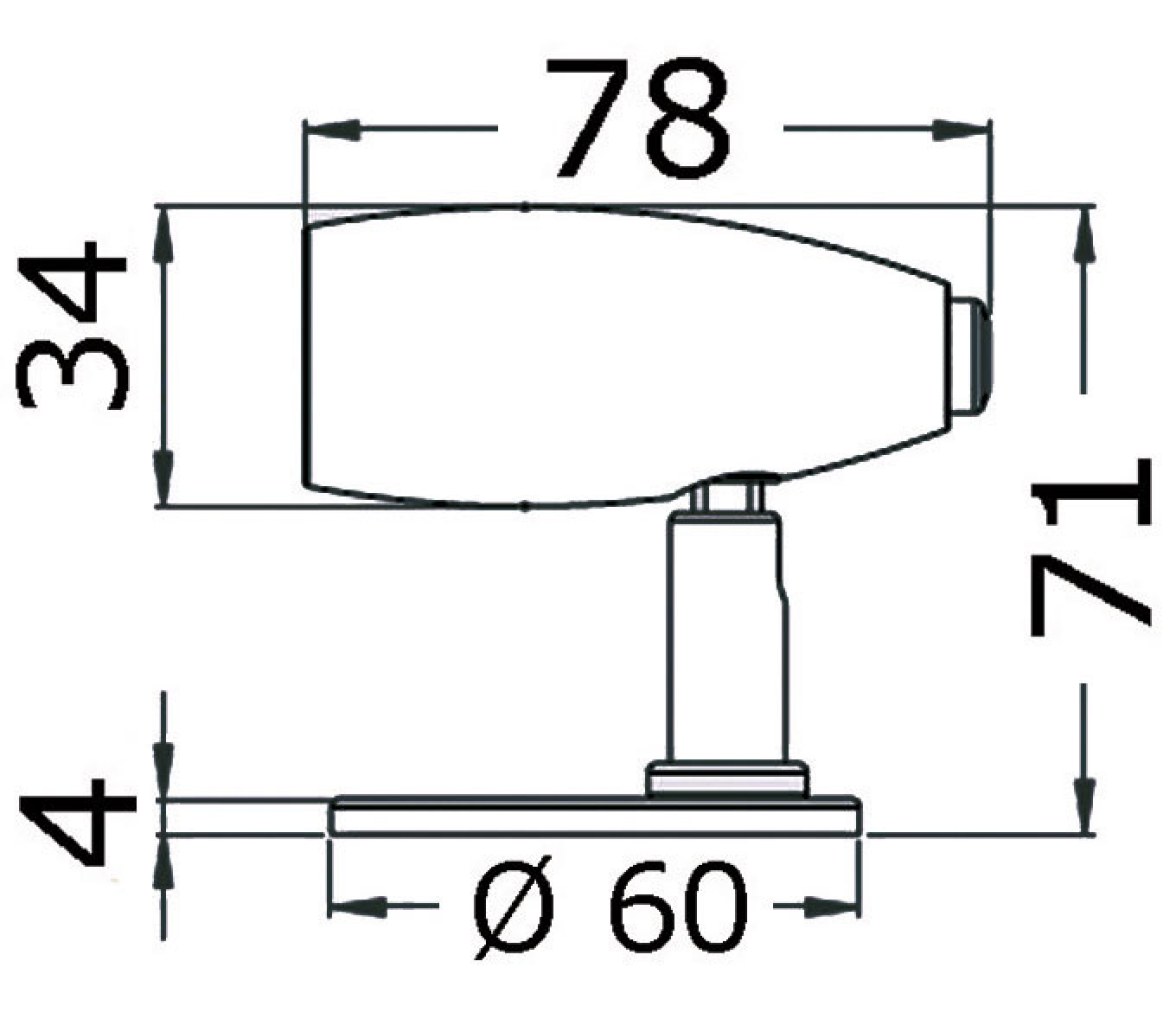 Aplique Orientable LED Rana