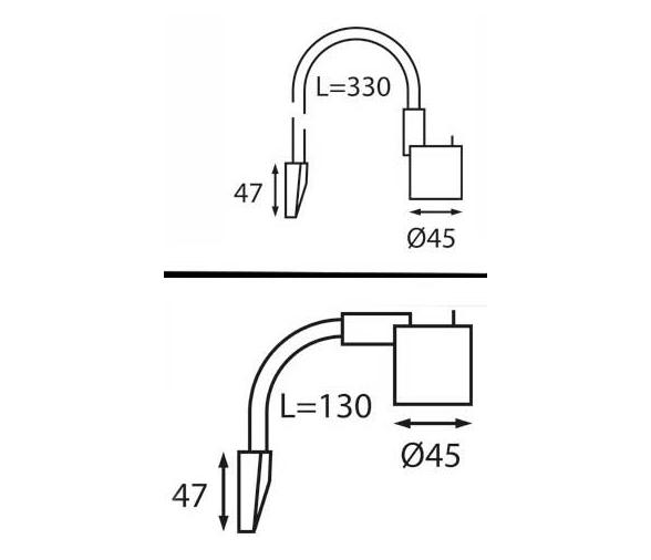 Aplique Articulable LED