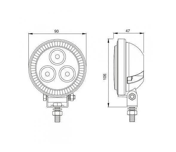 AquaLED Foco Redondo