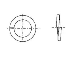 Arandela de Presion en Acero Inoxidable