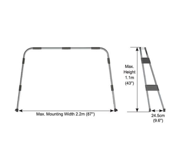 Arco de barco de acero inoxidable Oceansouth