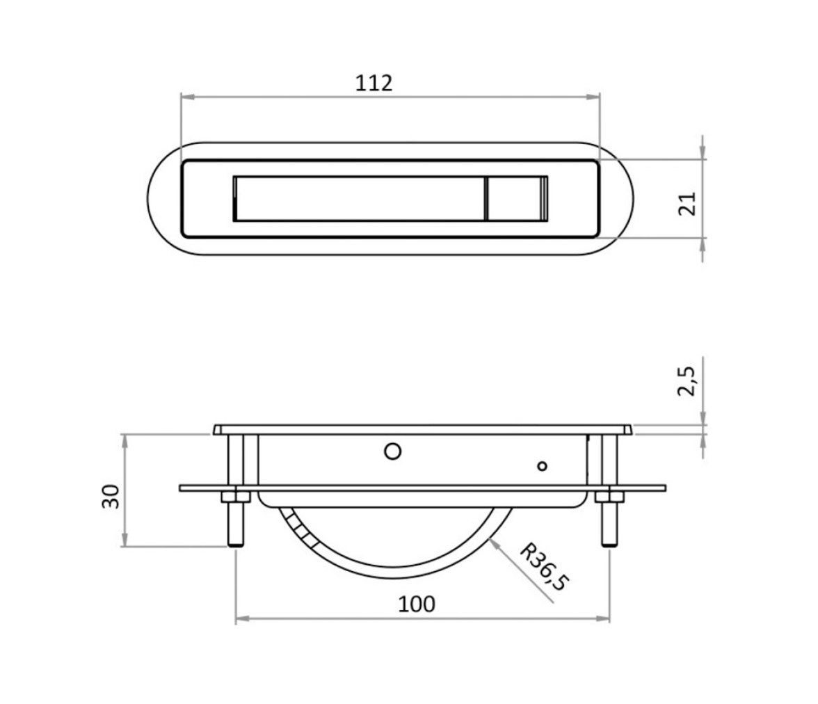 Asa Escamoteable Acero Inoxidable XL
