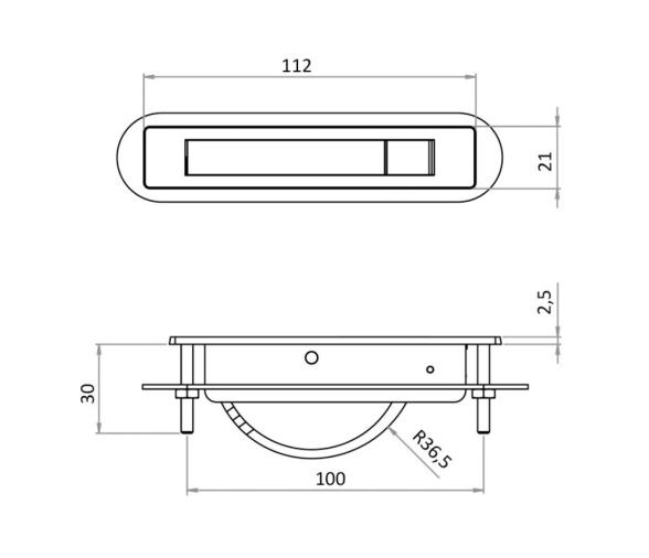 Asa Escamoteable Acero Inoxidable XL