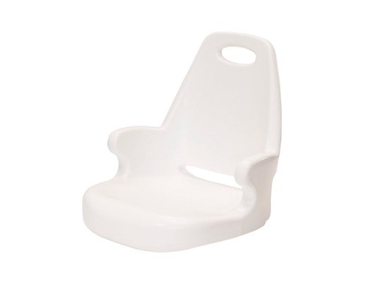 Asiento CAPTAIN, Blanco sin Cojines