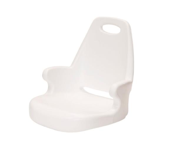 Asiento CAPTAIN, Blanco sin Cojines