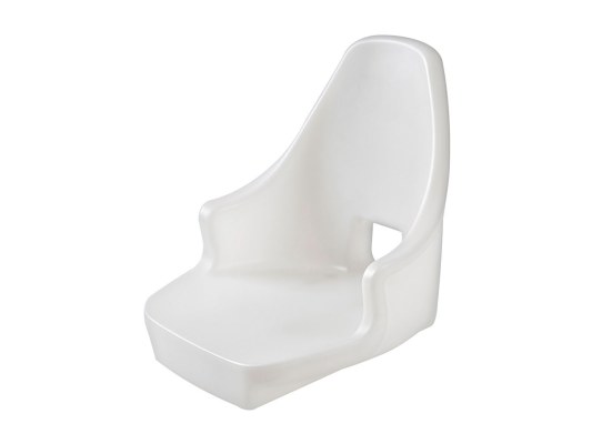 Asiento Compacto de Polietileno Blanco sin Cojines Asiento Compacto de Polietileno Blanco sin Cojines