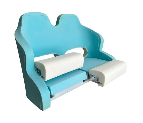 Asiento Ergonómico Acolchado Doble con Almohadilla Abatible H99