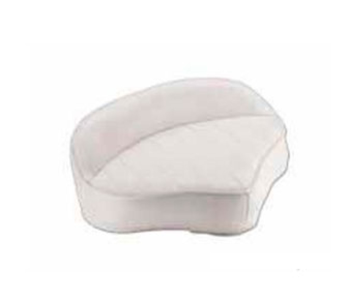 Asiento Piloto Acolchado Blanco