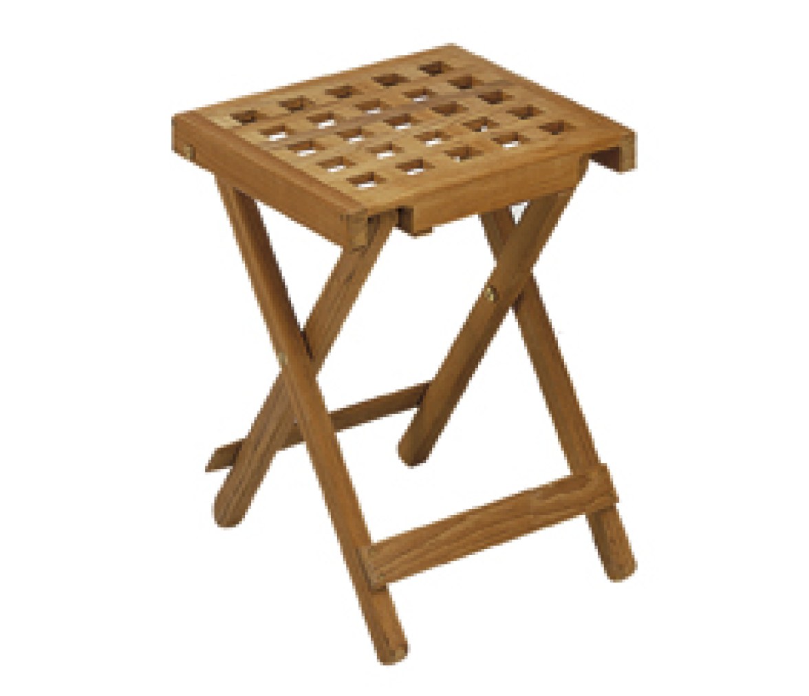 Asiento Plegable Teca Plastimo 30x30 cm