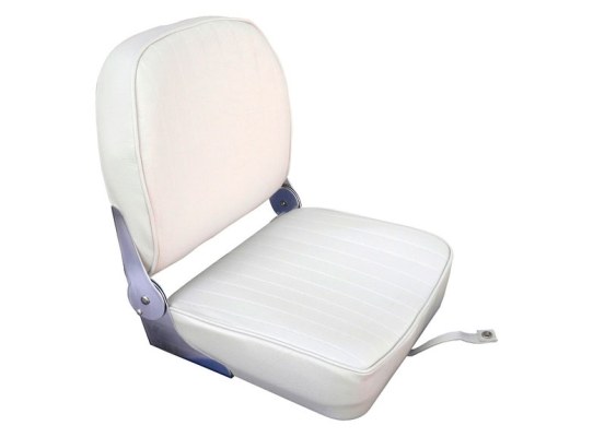 White Vinyl Foldable Seat
