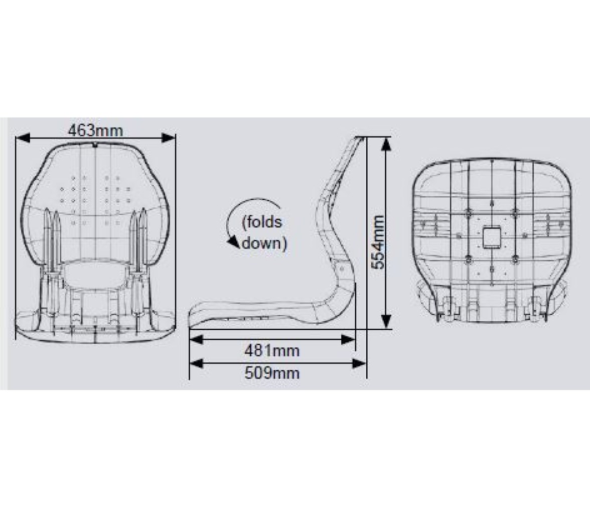 Asiento Plegable Sirocco