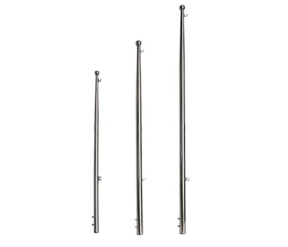 Asta de Bandera Acero Inoxidable Deluxe