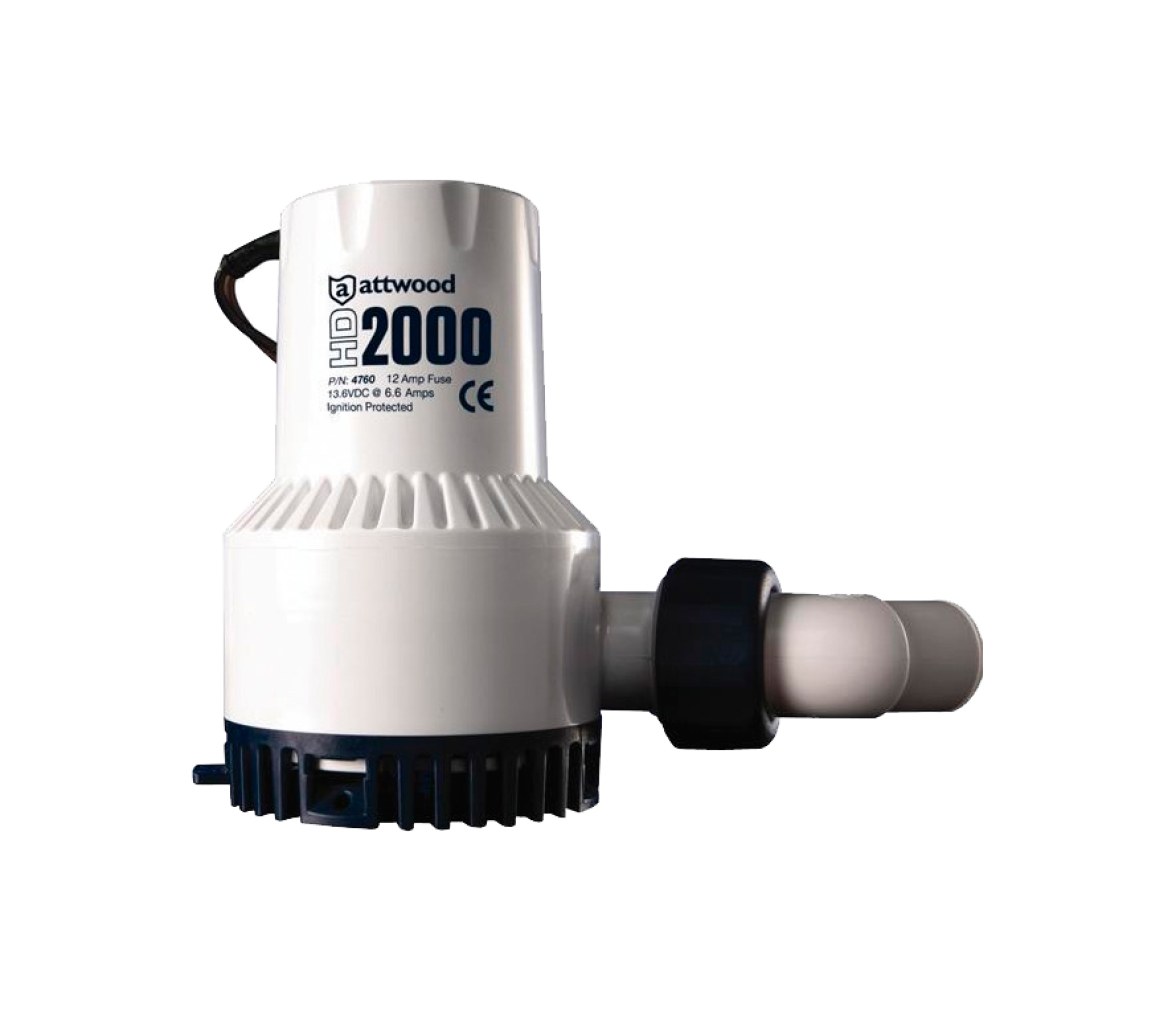 Attwood Bomba de Cala Gran Caudal HD2000 12V