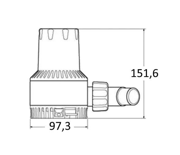 Attwood Bomba de Cala Gran Caudal HD2000 12V