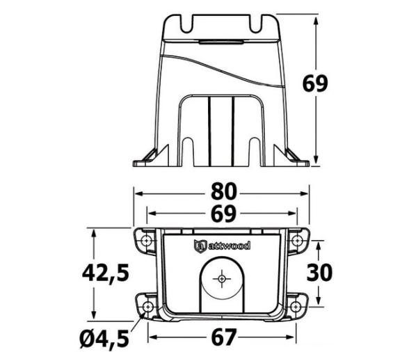 Attwood Interruptor de Nivel Electronico