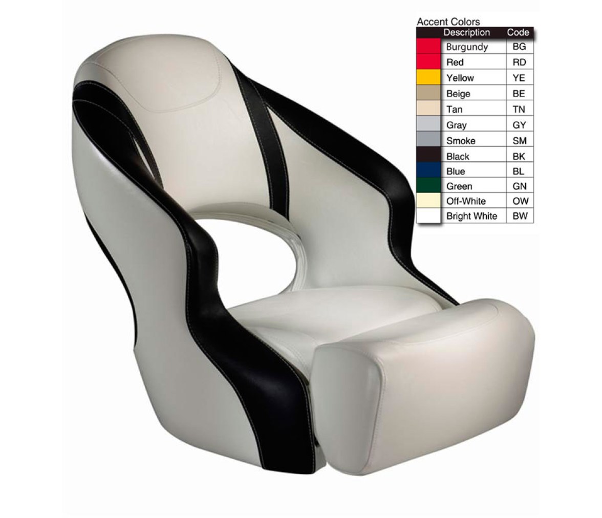 Attwood Asiento Aergo Flip Up Blanco Apagado